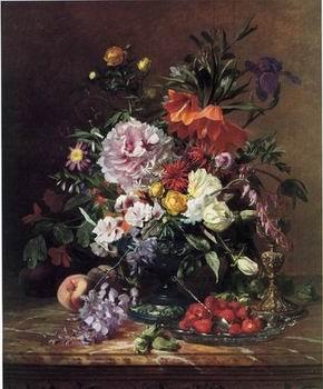 unknow artist Floral, beautiful classical still life of flowers 06